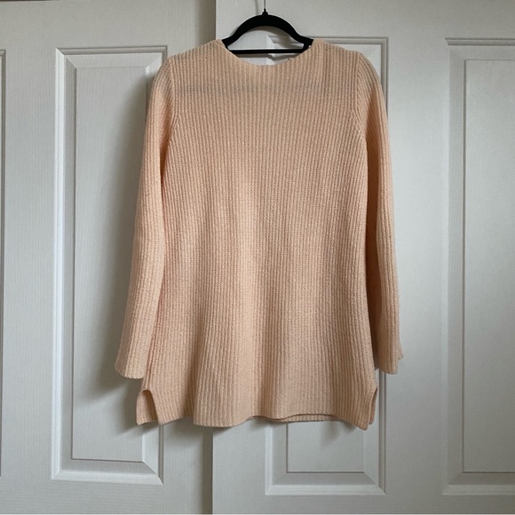 J. Crew light pink wool sweater - Picture 2 of 3